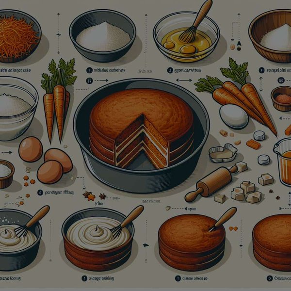 What's the Best Method for Baking a Rich and Moist Carrot Cake?
