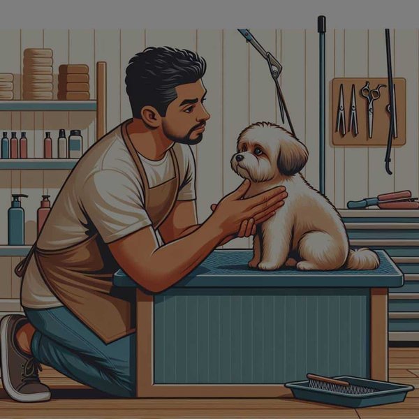 What's the Best Method to Keep a Dog Calm During Grooming Sessions?